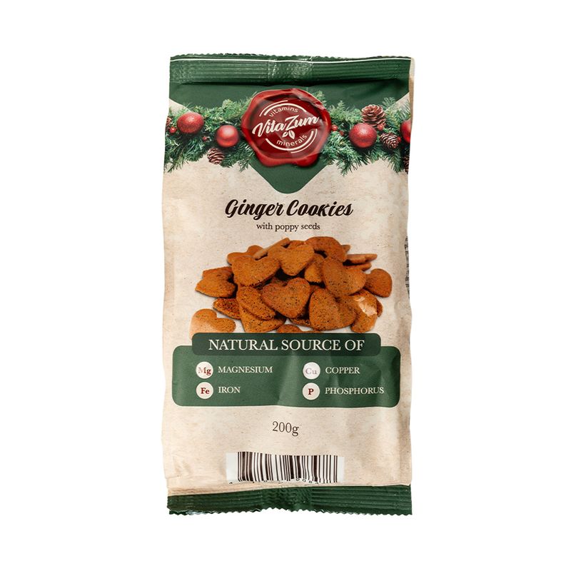 Cepumi Piparkūkas ar magonēm, 200 g