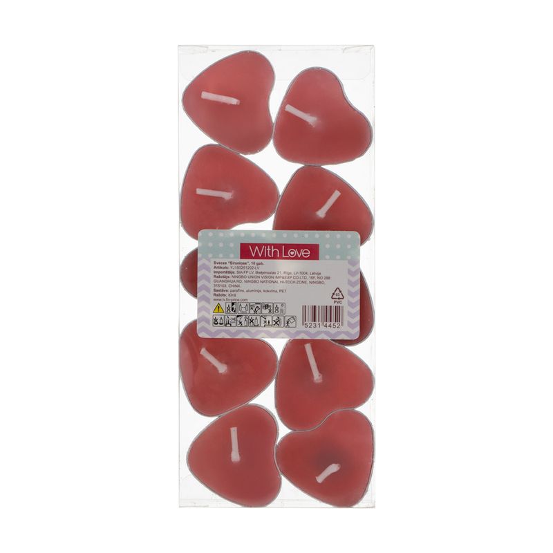 Tējas svecītes, 10 gab.