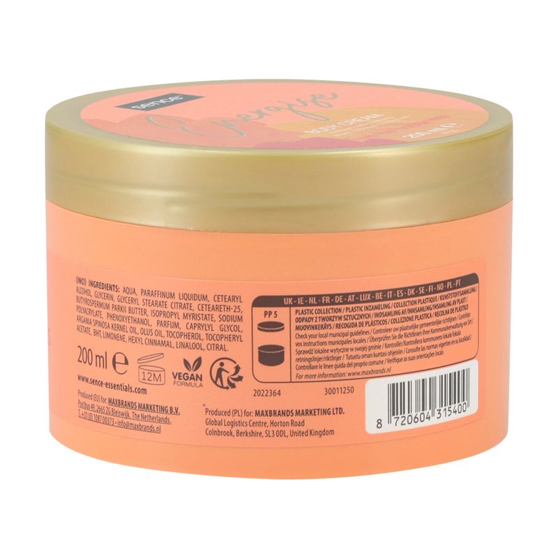 Ķermeņa krēms Sence Wellness, 200 ml