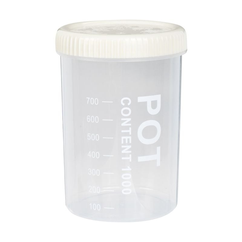 Pārtik.uzglabāšanas kaste,1000 ml,apaļa