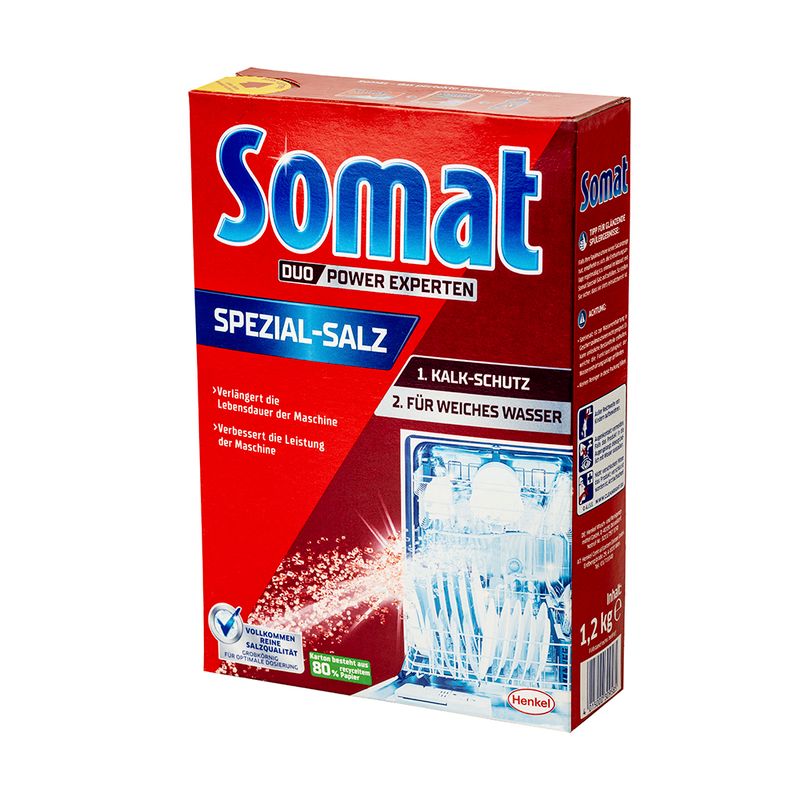 Sāls trauku mazgājamām mašīnām Somat, 1.2 kg