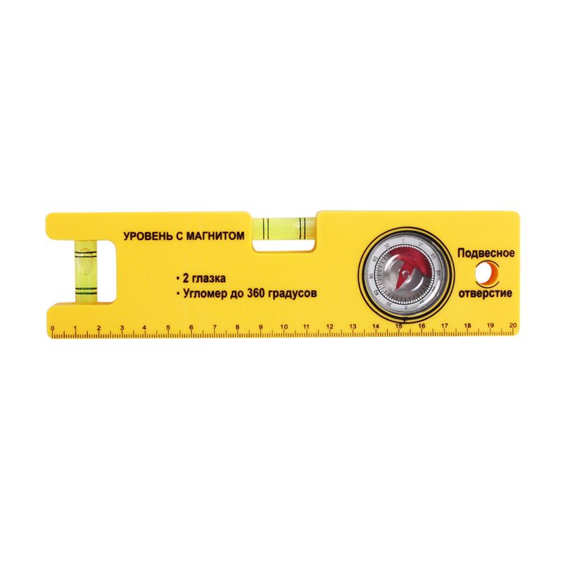 Līmeņrādis ar magnētu, 20 cm