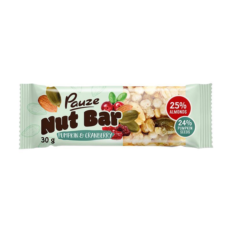 Riekstu batoniņš Pauze, dažādas garšas, 30 g