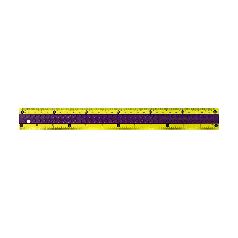 Lineāls ar pretslīdes efektu, 30 cm