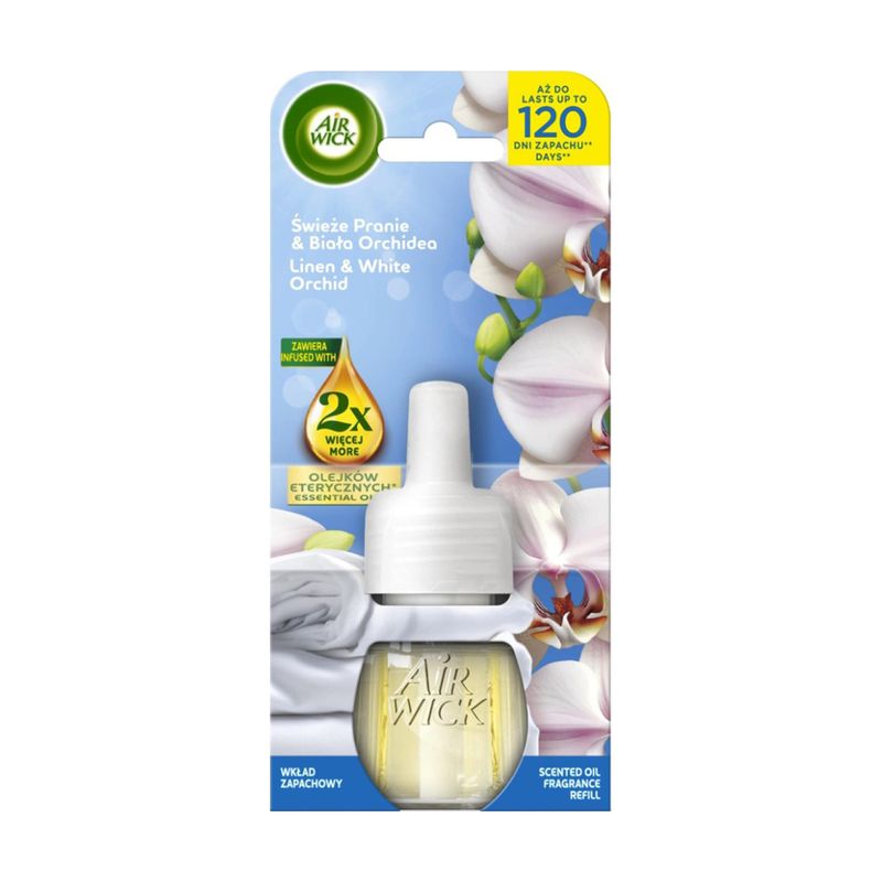 Elektriskā gaisa atsvaidzinātaja rezerve Air Wick, 19 ml, dažādi veidi