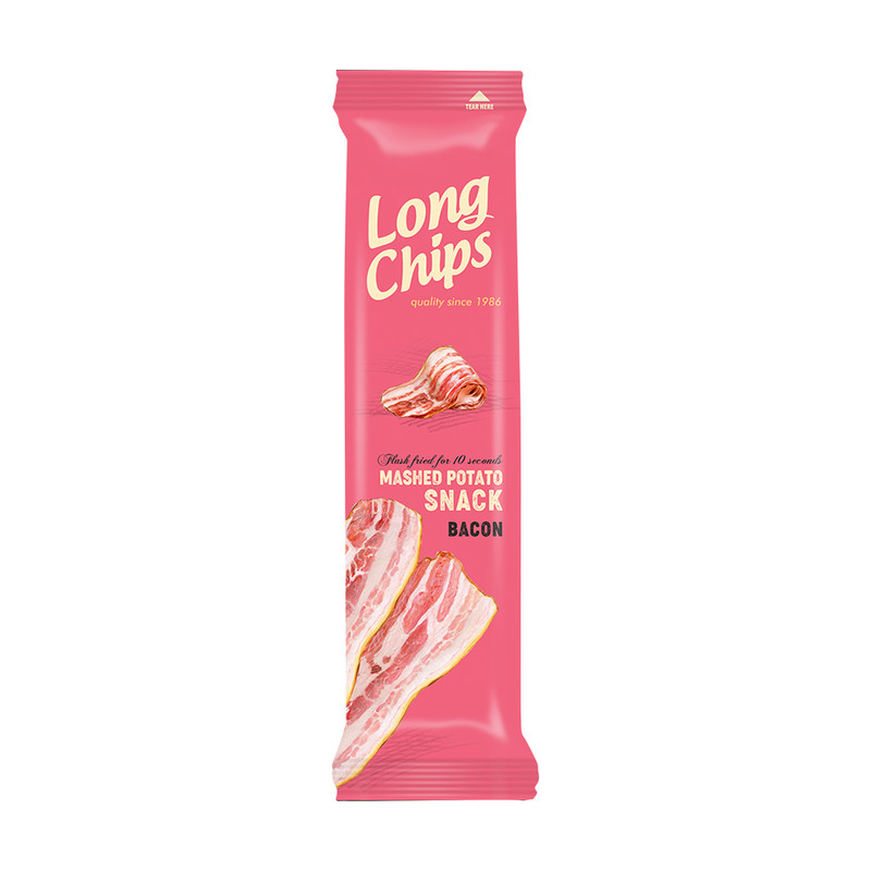 Kartupeļu plāksnes Long Chips, dažādas garšas, 75 g
