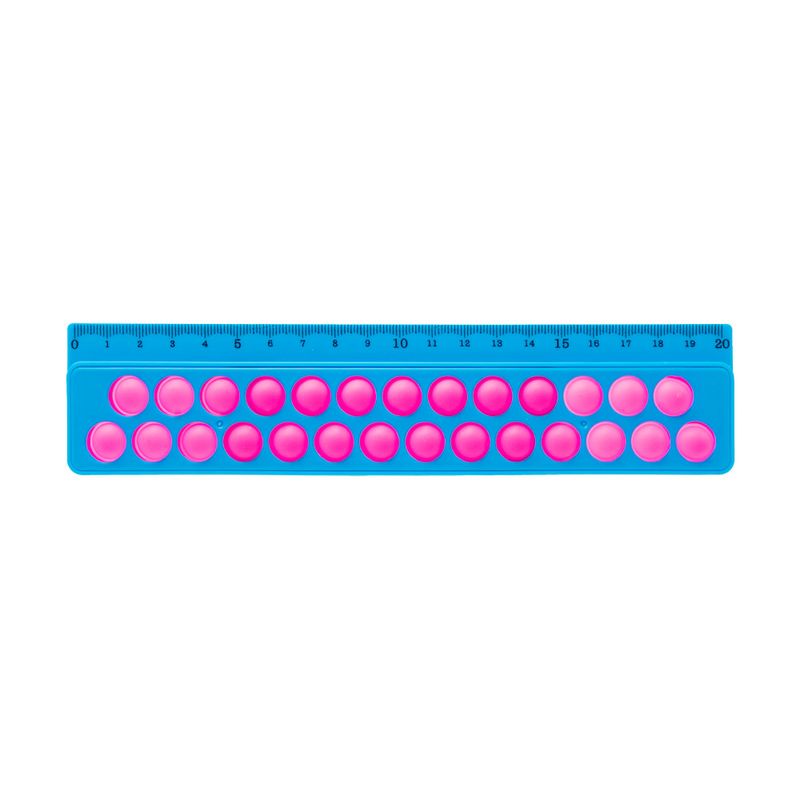 Pop it lineāls, Hupper Dupper, 20 cm, dažādas krāsas
