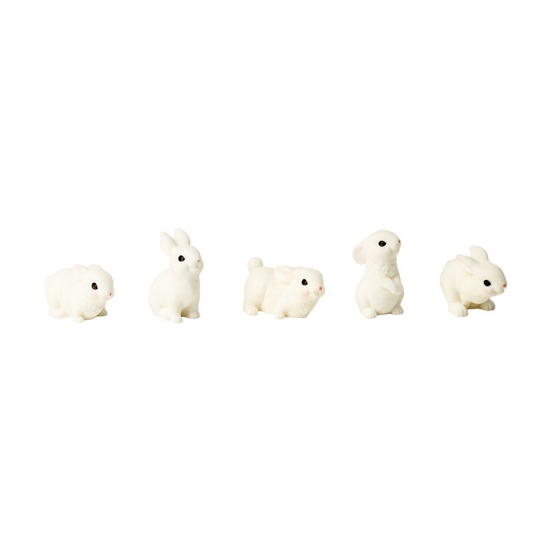 Lieldienu dekorācija Zaķīši, 5 gab.