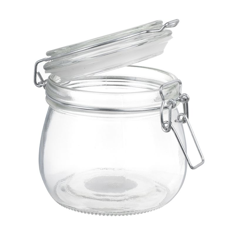 Stikla burka ar vāku hermētiska 570ml