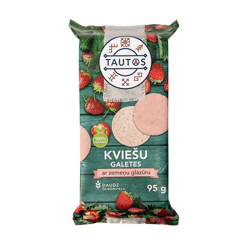 Kukurūzas galetes Tautas, ar mango garšas glazūru, 95 g