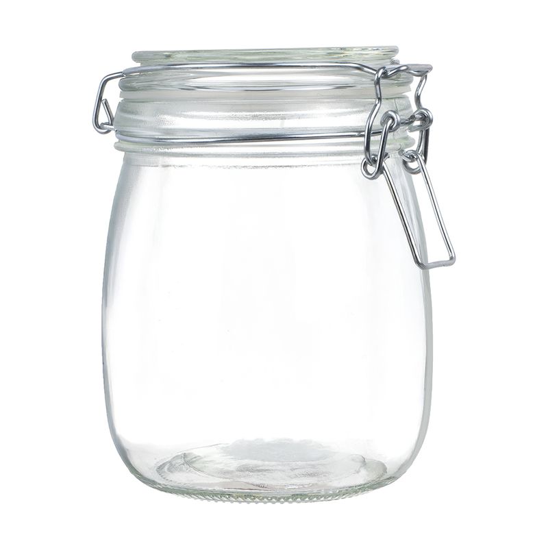 Stikla burka ar vāku hermētiska 850ml