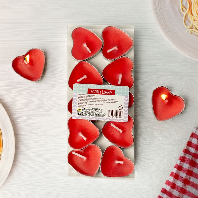 Tējas svecītes, 10 gab.