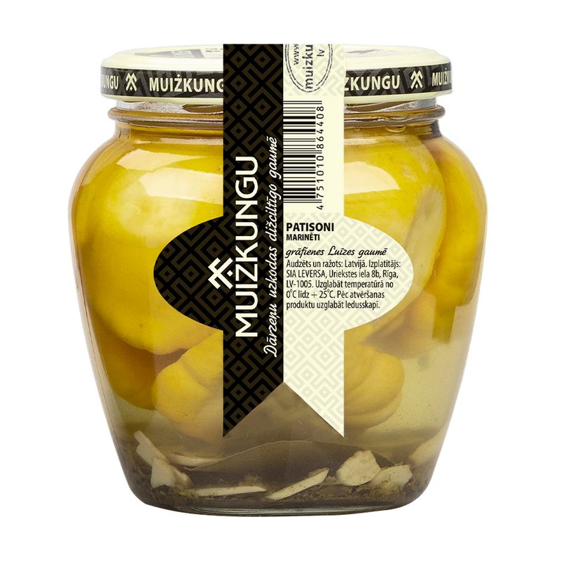 Marinēti patisoni Muižkungu, 520 g