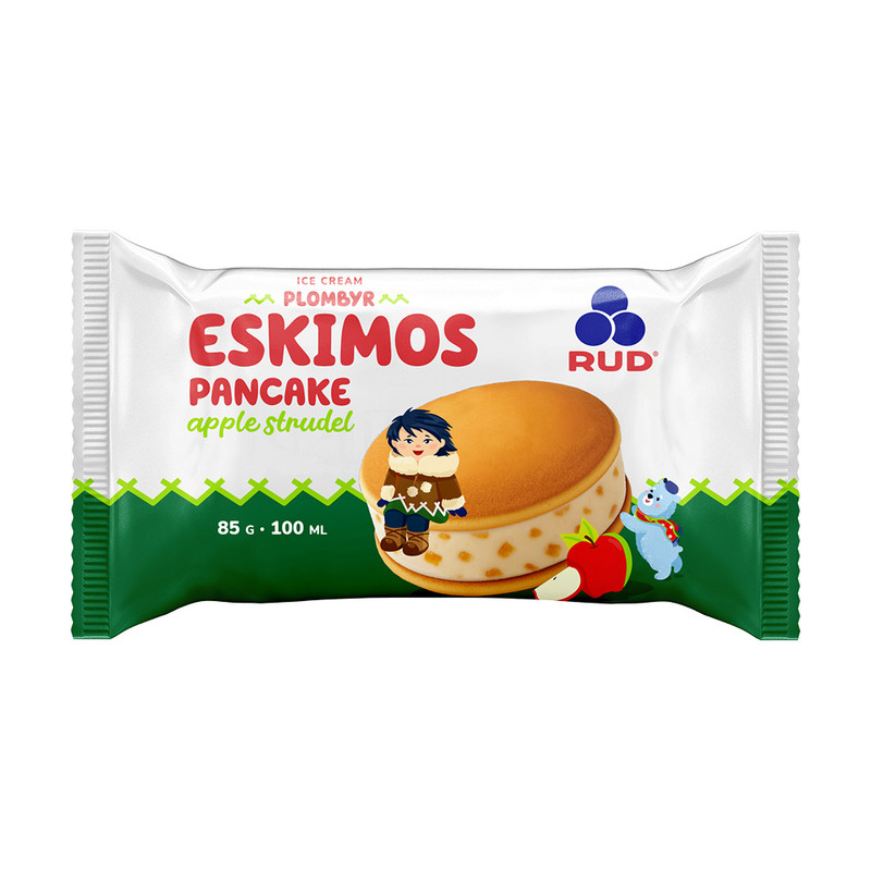 Saldējums plombīra Eskimos pankūku sendvičs 60 g