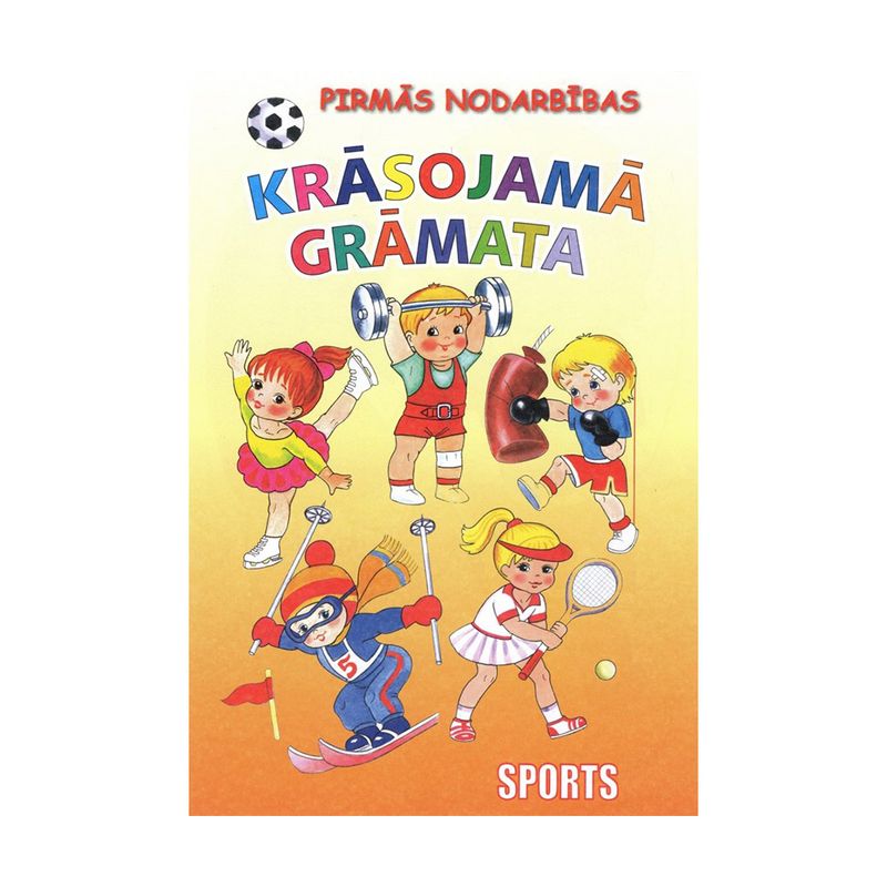 Krāsojamā grāmata Pirmās nodarbības, dažādi veidi