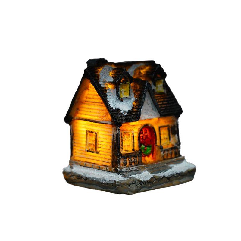 Mājiņa ar Led gaismu, 9x6x4 cm