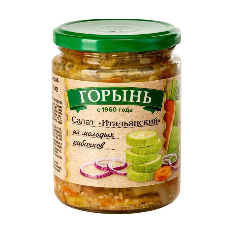 Itāļu kabaču salāti Gorin, 420 g