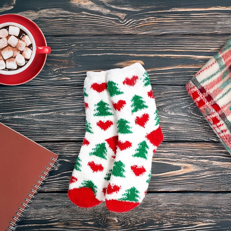 Ziemassvētku dāvana, zeķes, 1 pāris, dažādi veidi