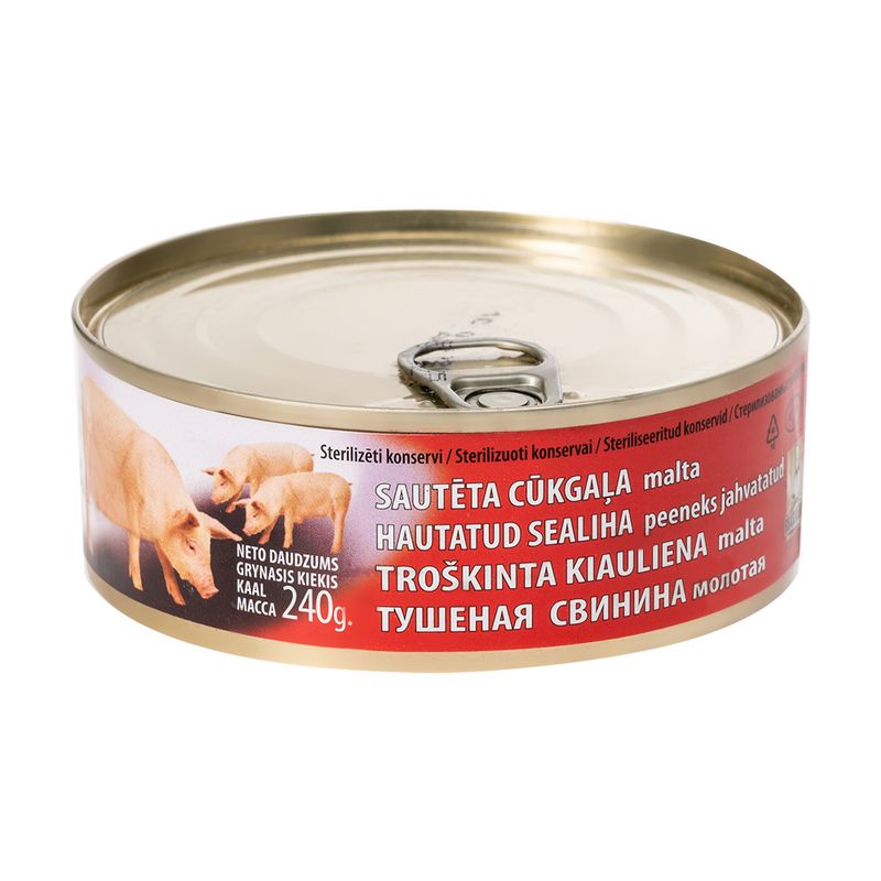 Sautēta cūkgaļa malta, 240 g
