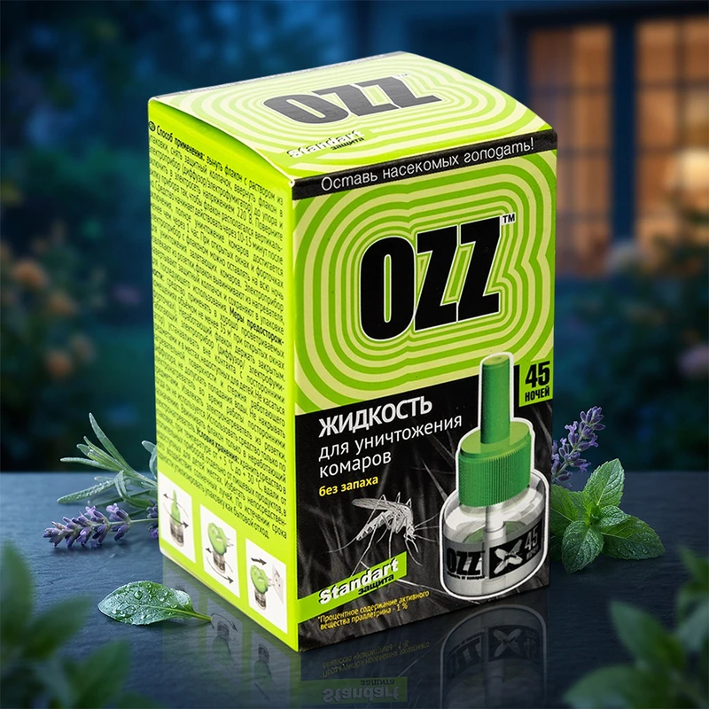 Šķidrums pretodu elektriskai ierīcei OZZ Standart, 30 ml