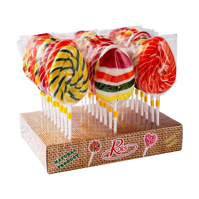 Karamele uz kociņa ar augļu-ogu garšu, 80 g