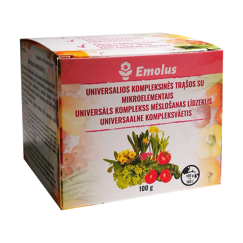 Universālais mēslojums ar mikroelementiem, 100 g