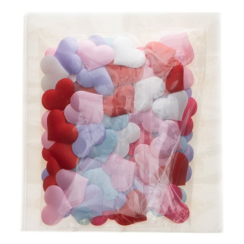 Dekorācija sirsniņas, 100 gab., 2x2 cm