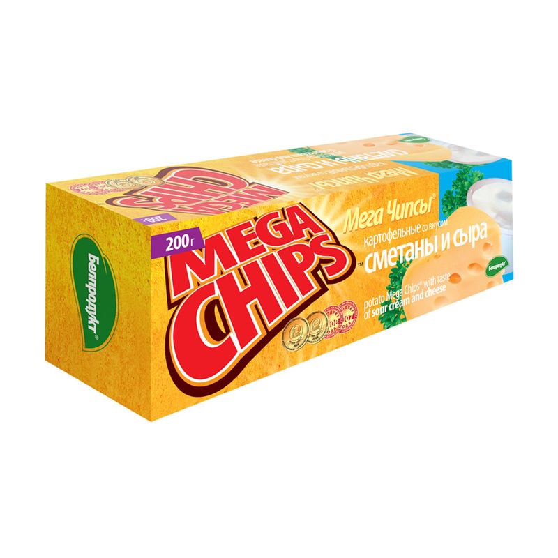Kartupeļu čipsi MEGACHIPS, 200 g, dažādi veidi