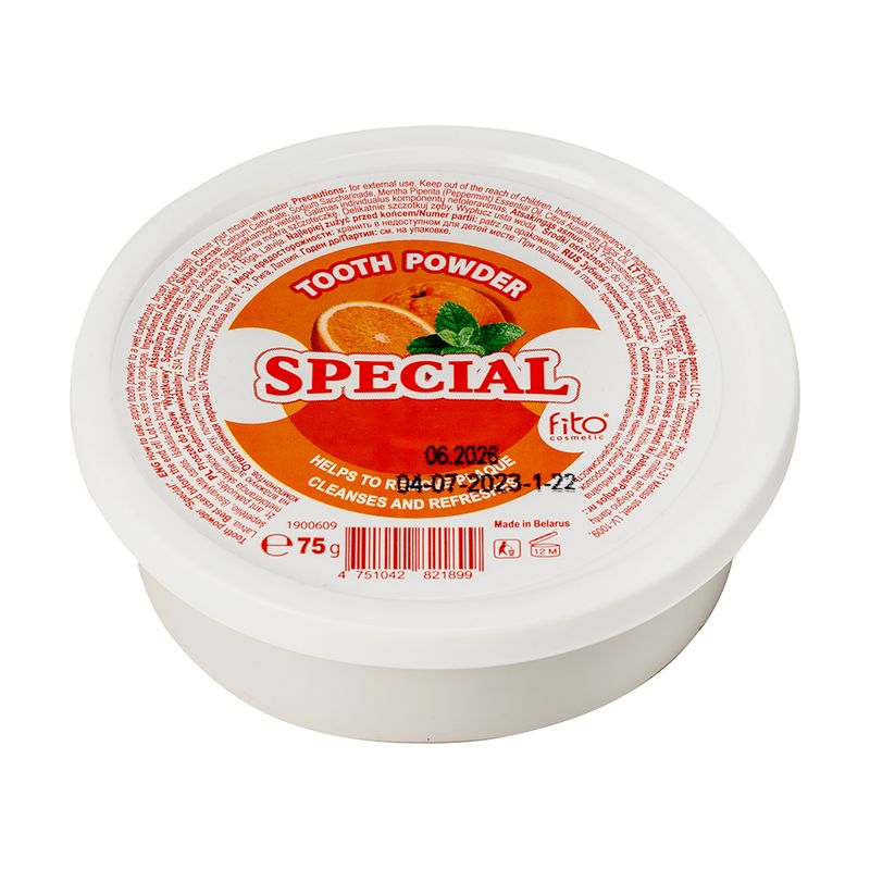 Zobu pulveris Fitocosmetics, 75 g