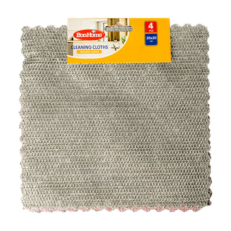 Divpusēja flīsa lupata, 4 gab.