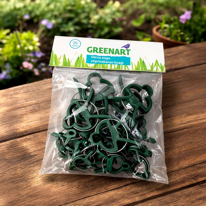 Dārza augu stiprinājums