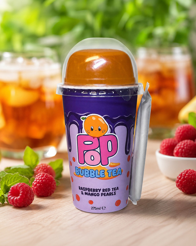 Burbuļtēja POP, dažādas garšas, 275 ml