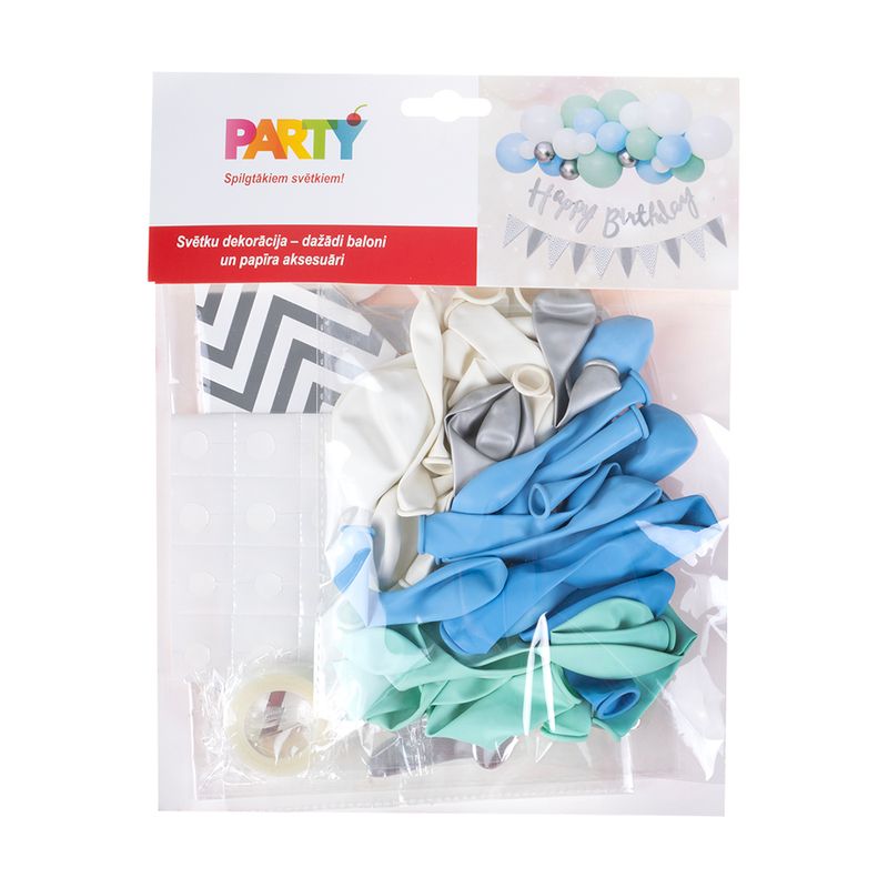 Svētku dekorācija no baloniem, dažādi veidi