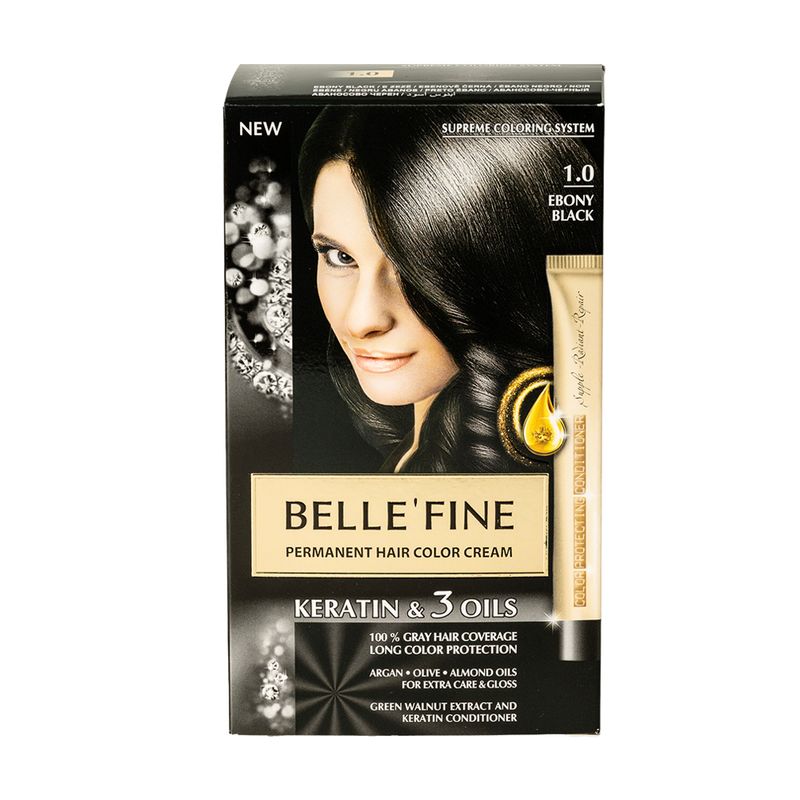 Matu krēmkrāsa Belle Fine, 30 ml, dažādi veidi