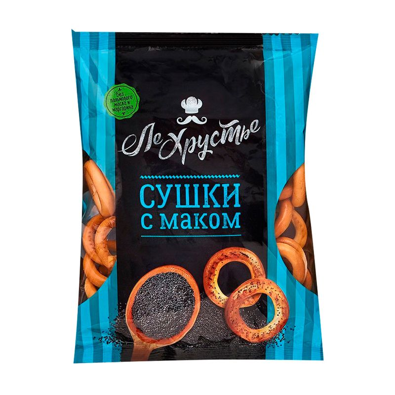 Sausbaranciņas LeHrustje, 200 g, dažādi veidi