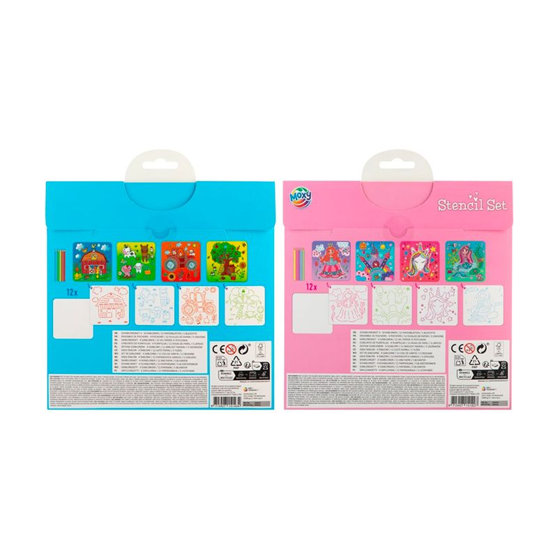 Zīmēšanas komplekts ar 5 zīmuļiem, 12 lapas