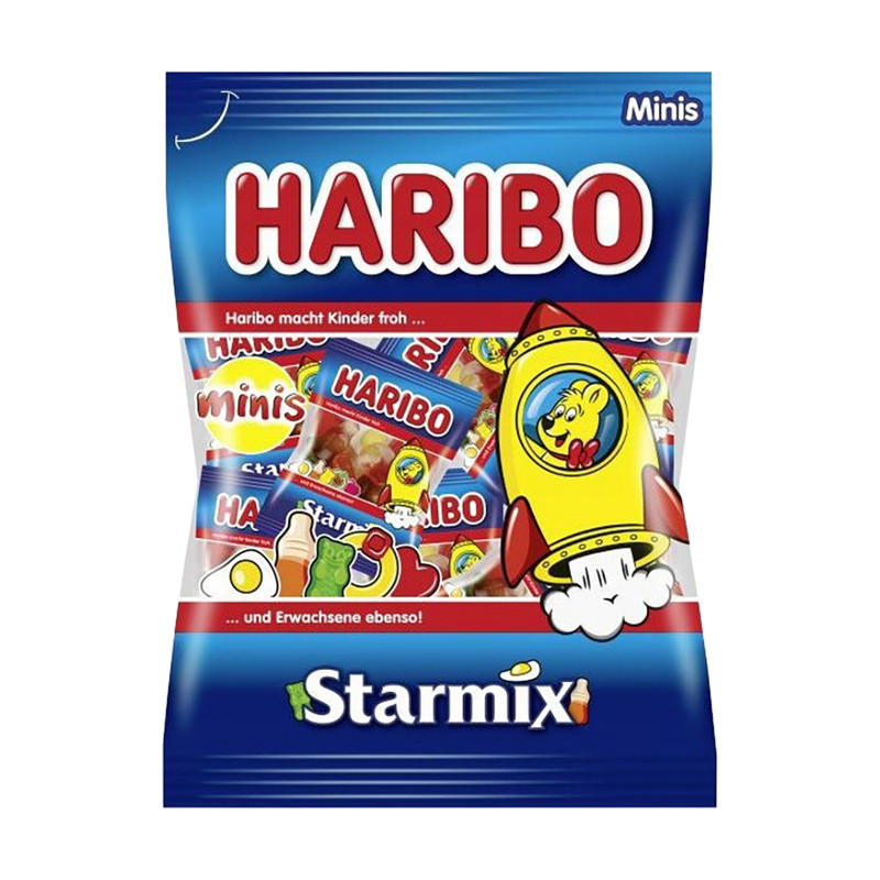 Želejas konfektes Haribo, dažādi veidi, 375 g