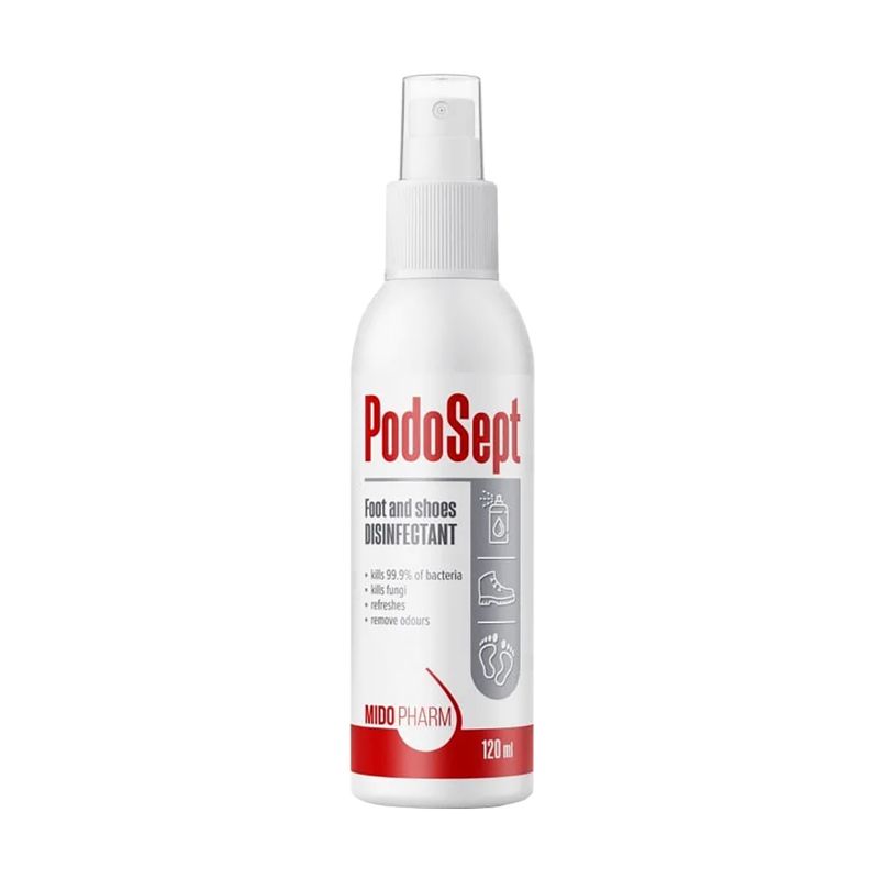 Pēdu/apavu dezinfekcijas līdzeklis Podosept, 120 ml