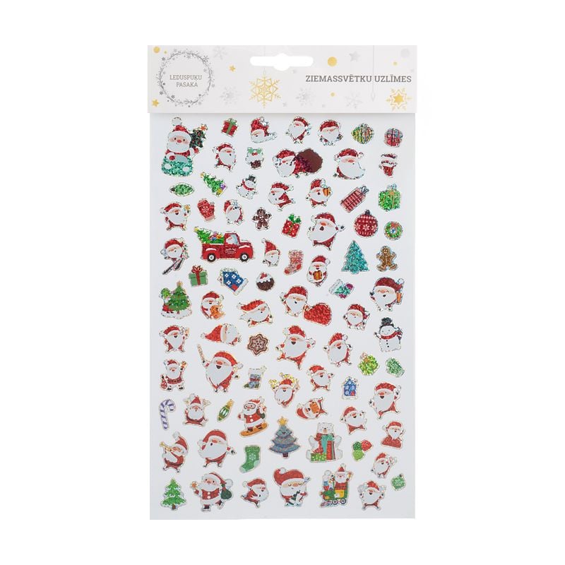 Ziemassvētku uzlīmes, 35х19,5 cm