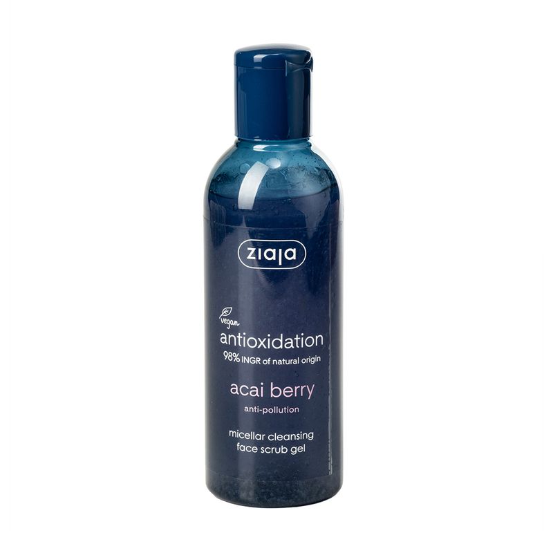 Micelārais sejas gēls, Ziaja, Acai Berry, 200 ml
