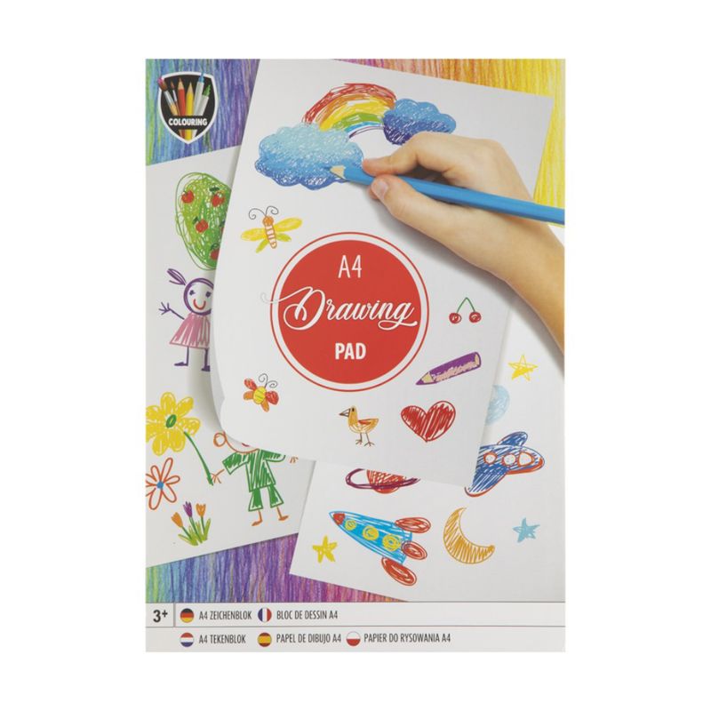 Zīmēšanas albums, A4, 72 lapas