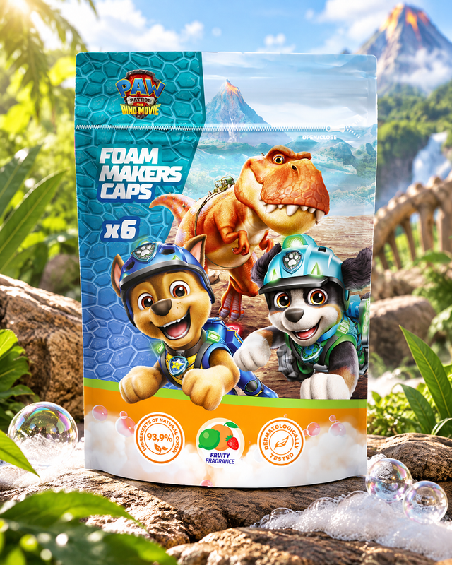 Kapsulas vannas putu veidošanai Paw Patrol, 6 × 16 g
