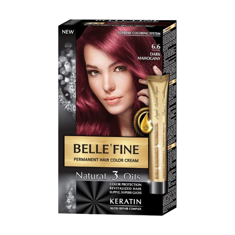 Matu krēmkrāsa Belle Fine, 30 ml, dažādi veidi