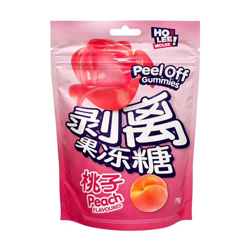 Želejas konfektes Ho Lee Mo Lee! Peel off, 70 g, dažādas garšas