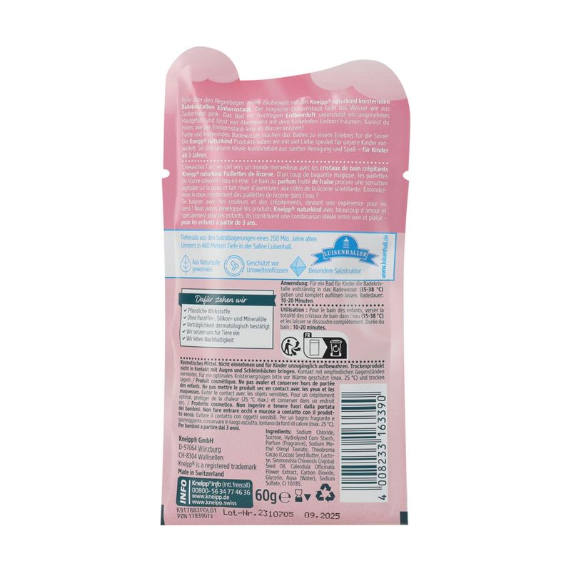 Vannas kristāli Kneipp bērniem, 100 g