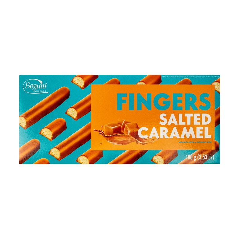 Vaniļas cepumi glazūrā Fingers, 100 g