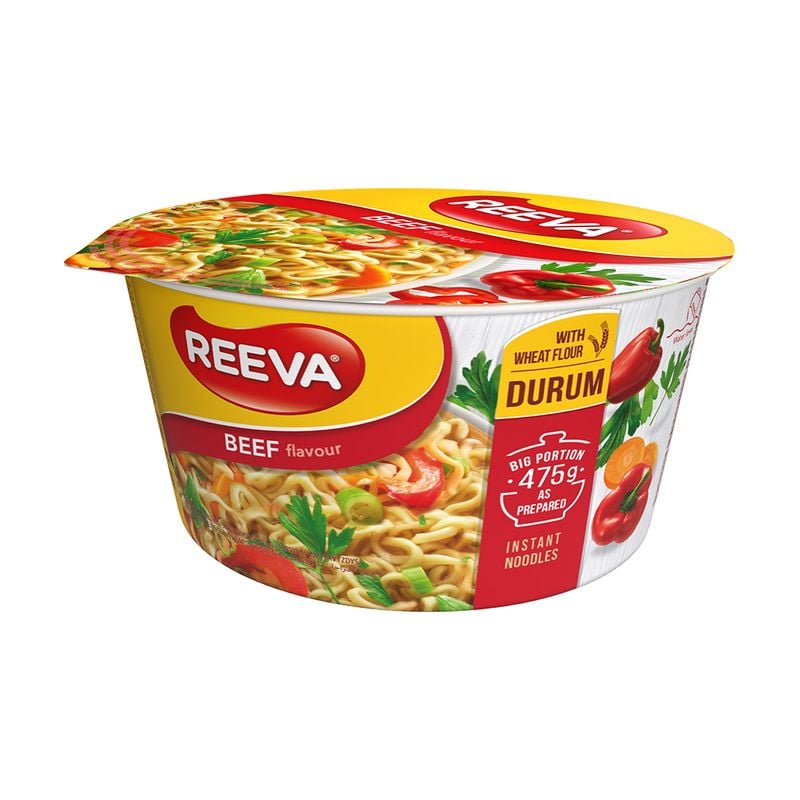 Ātri pagatavojamas nūdeles REEVA, 75 g, dažādas garšas