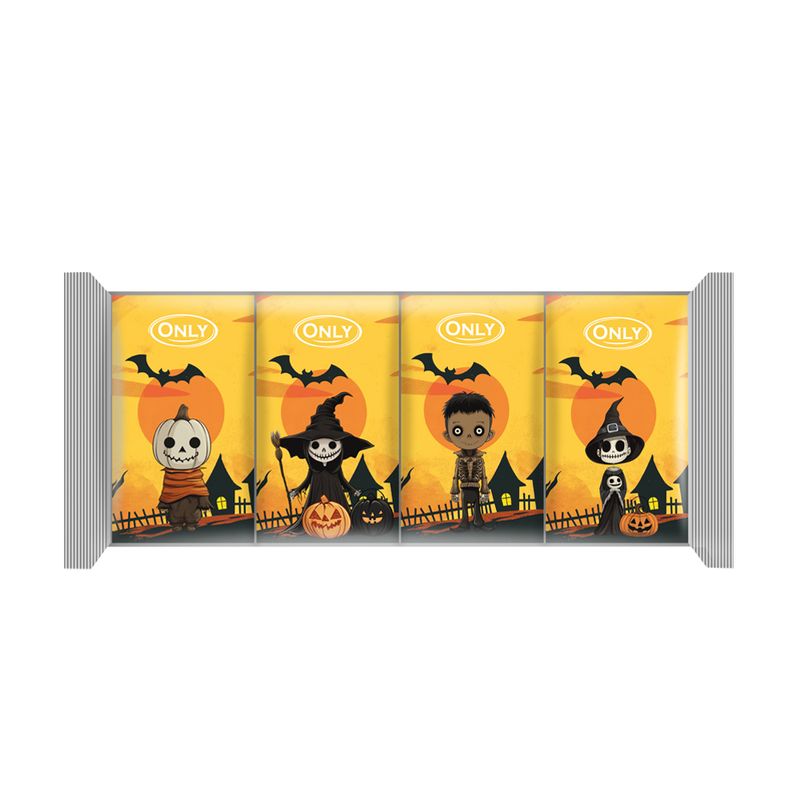 Piena šokolāde Ghost Train ONLY, 4x15 g