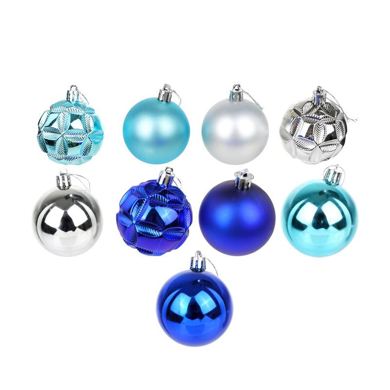 Ziemassvētku bumbas, 9 gab., Ø6cm