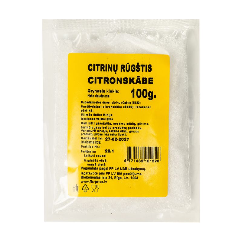 Citronskābe, 100 g